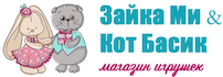 Логотип интернет-магазина Зайка Ми И Кот Басик